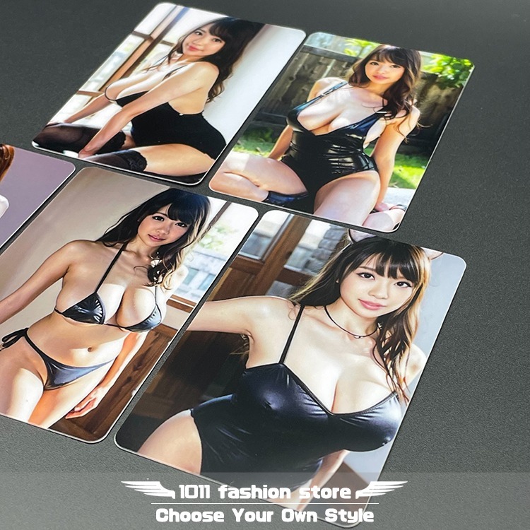限量 AV女優 安齋拉拉 宇都宮紫苑 RION 悠遊卡 icash 一卡通 限量卡貼 一組5張 AN-01-細節圖2