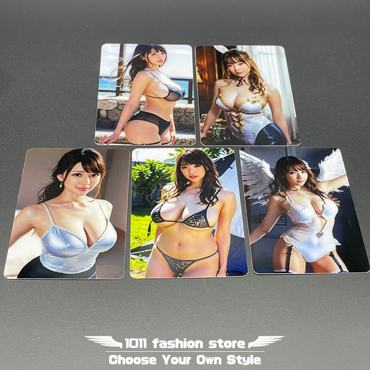 限量 AV女優 安齋拉拉 宇都宮紫苑 RION 悠遊卡 icash 一卡通 限量卡貼 一組5張 AN-01-規格圖6