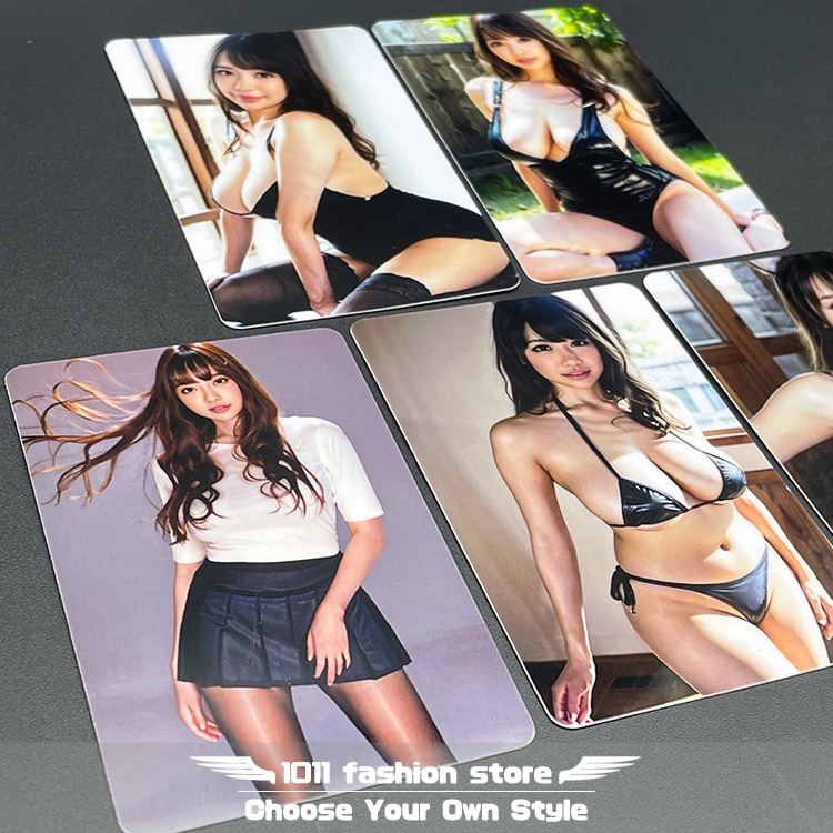 限量 AV女優 安齋拉拉 宇都宮紫苑 RION 悠遊卡 icash 一卡通 限量卡貼 一組5張 AN-02-細節圖4