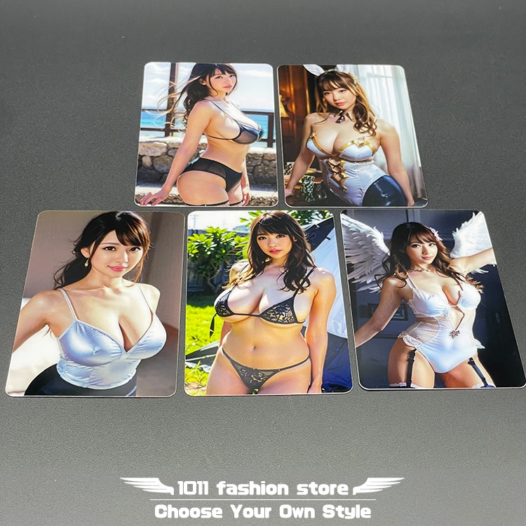 限量 AV女優 安齋拉拉 宇都宮紫苑 RION 悠遊卡 icash 一卡通 限量卡貼 一組5張 AN-02-規格圖6