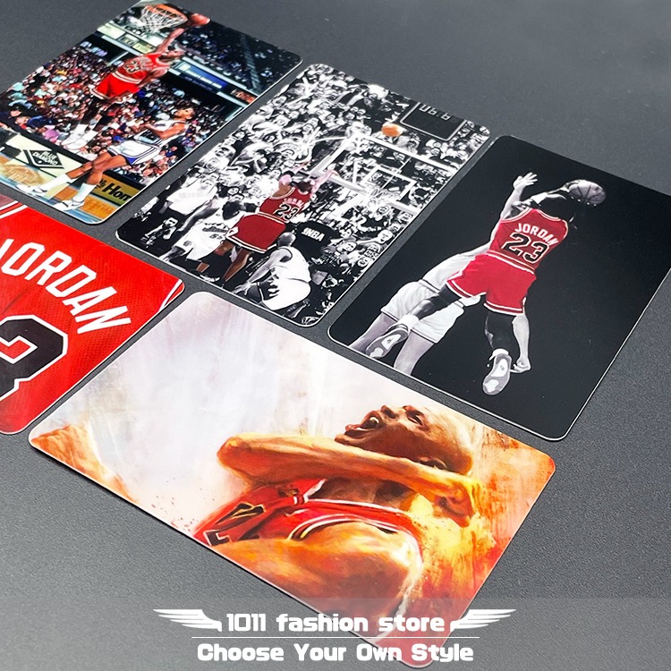 限量 NBA 芝加哥公牛 MJ 麥可喬丹 Jordan 悠遊卡 icash 一卡通 限量卡貼 一組5張 MJ-001-細節圖2