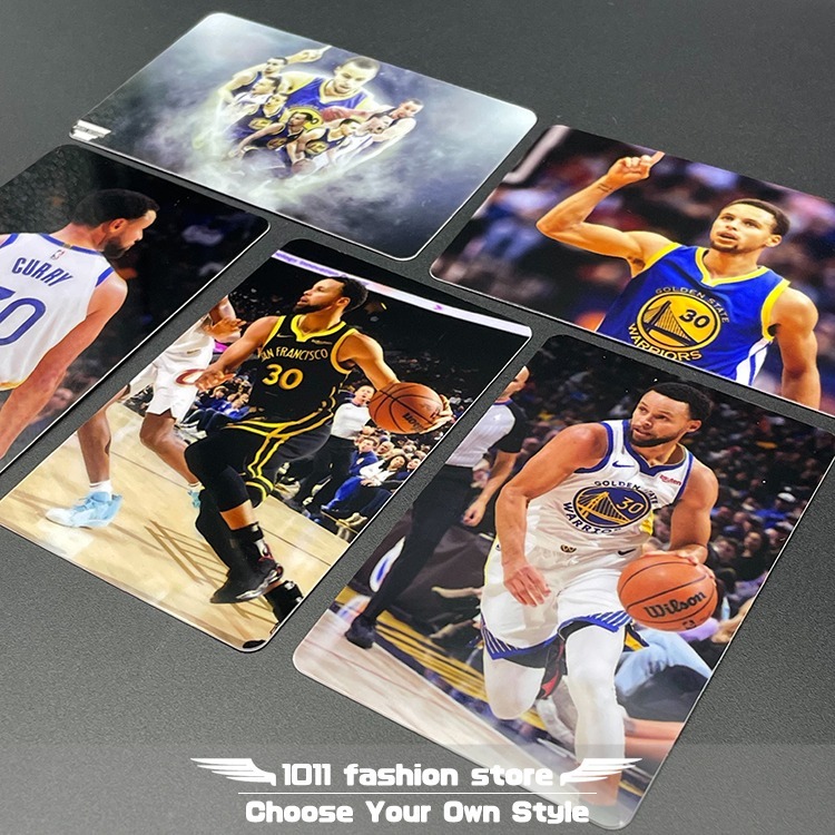 NBA 金洲勇士 柯瑞 Stephen Curry 悠遊卡 icash 一卡通 限量卡貼 一組5張 SC-001-細節圖2