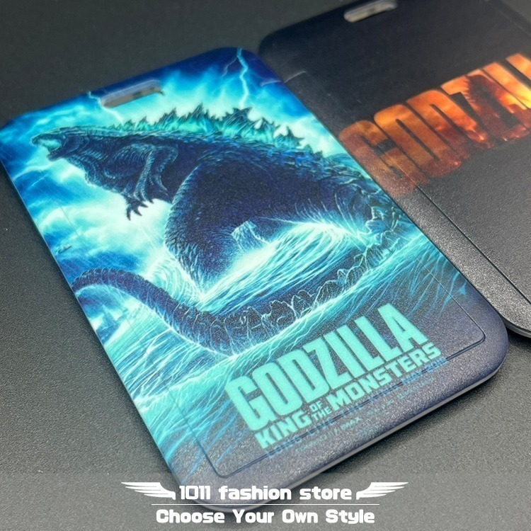 經典電影 哥吉拉 Godzilla 滑蓋式 名片夾 信用卡 卡套 證件套 證件夾 悠遊卡套 識別證 GZW-02-細節圖3