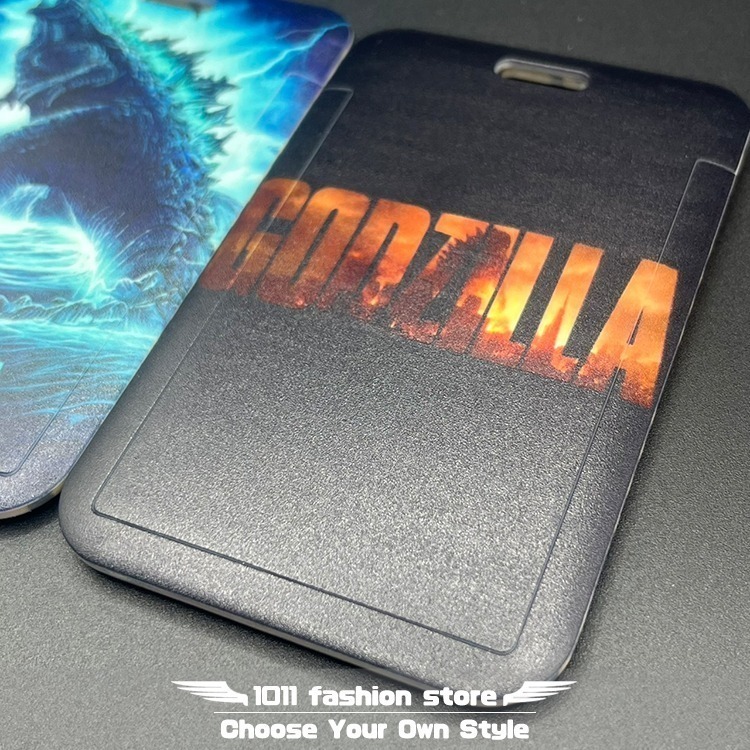 經典電影 哥吉拉 Godzilla 滑蓋式 名片夾 信用卡 卡套 證件套 證件夾 悠遊卡套 識別證 GZW-02-細節圖4