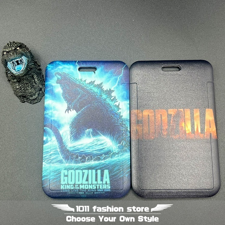 經典電影 哥吉拉 Godzilla 滑蓋式 名片夾 信用卡 卡套 證件套 證件夾 悠遊卡套 識別證 GZW-02-細節圖5