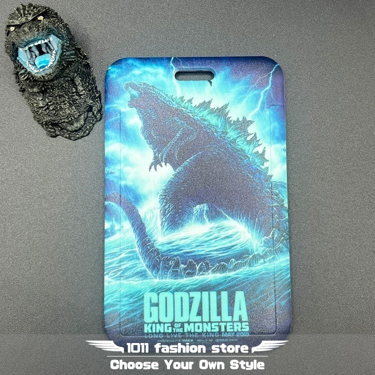 經典電影 哥吉拉 Godzilla 滑蓋式 名片夾 信用卡 卡套 證件套 證件夾 悠遊卡套 識別證 GZW-02-規格圖6