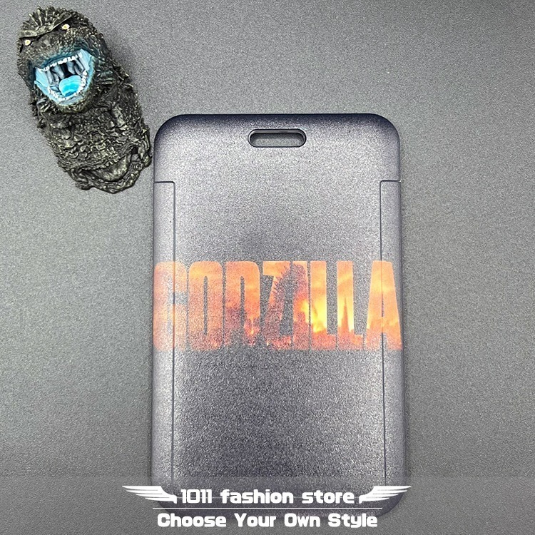 經典電影 哥吉拉 Godzilla 滑蓋式 名片夾 信用卡 卡套 證件套 證件夾 悠遊卡套 識別證 GZW-02-規格圖6