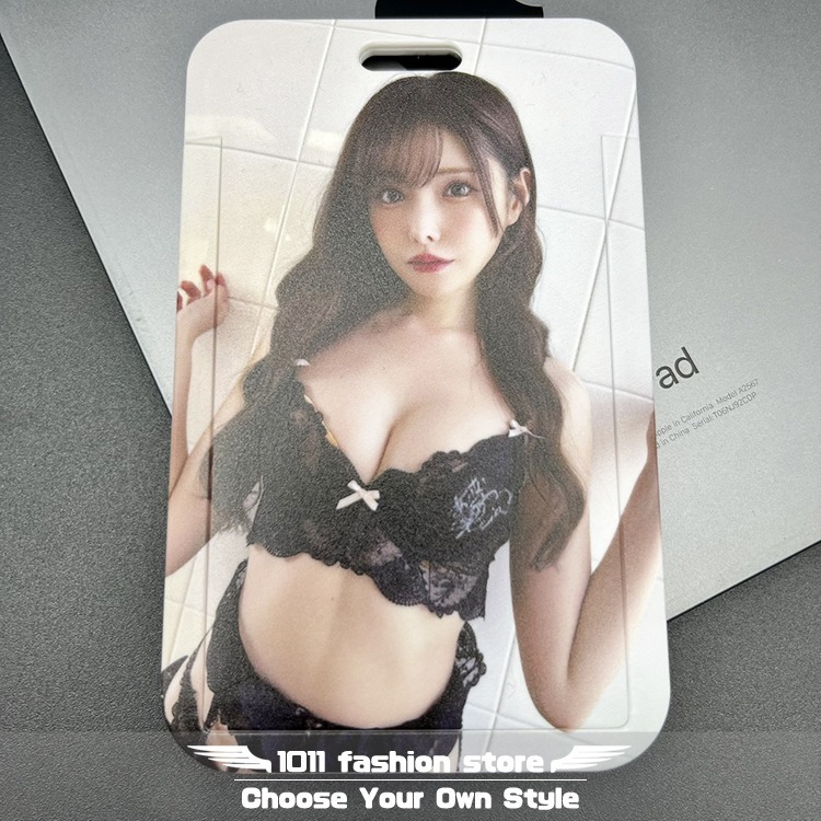 AV女優 Moodyz 新有菜 橋本有菜 滑蓋式 名片夾 信用卡 卡套 證件套 證件夾 悠遊卡套 識別證 MZW-02-規格圖5