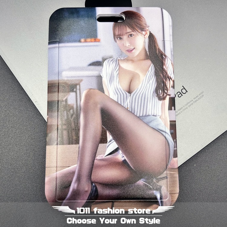 全新 AV女優 楓富愛 楓ふうあ 滑蓋式 名片夾 信用卡 卡套 證件套 證件夾 悠遊卡套 識別證 FUA-01-規格圖5