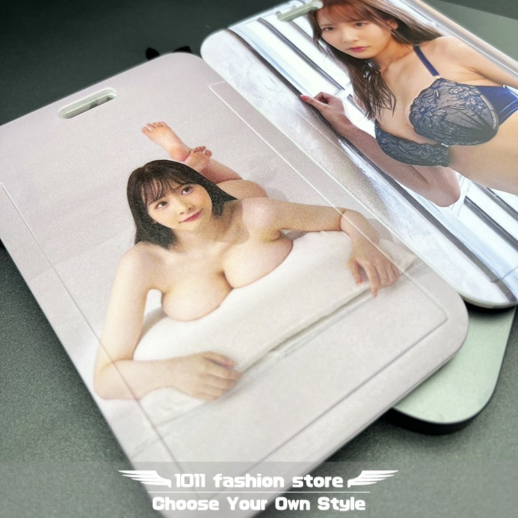 全新 AV女優 庵姫花 LCUP 女優 滑蓋式 名片夾 信用卡 卡套 證件套 證件夾 悠遊卡套 識別證 ICX-001-細節圖4