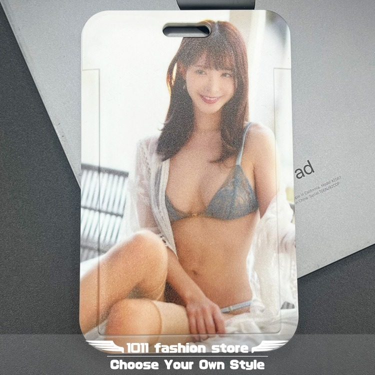 全新 AV女優 桃乃木香奈 桃乃木 滑蓋式 名片夾 信用卡 卡套 證件套 證件夾 悠遊卡套 識別證 DIC-02-規格圖5