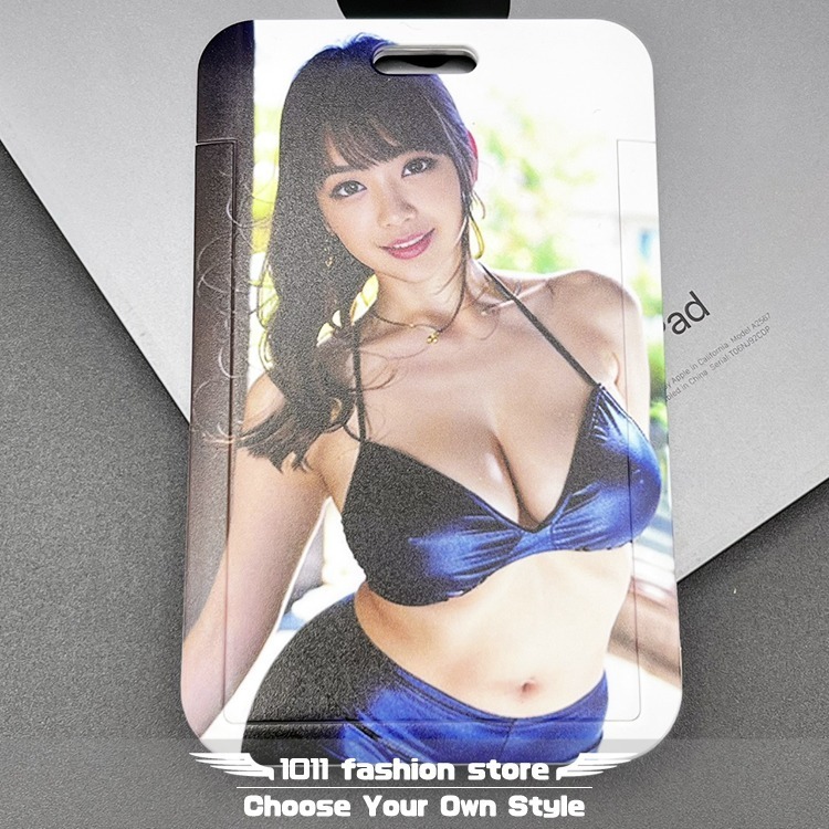 AV女優 安齋拉拉 宇都宮紫苑 RION 滑蓋式 名片夾 信用卡 卡套 證件套 證件夾 悠遊卡套 識別證 ANC-01-規格圖5