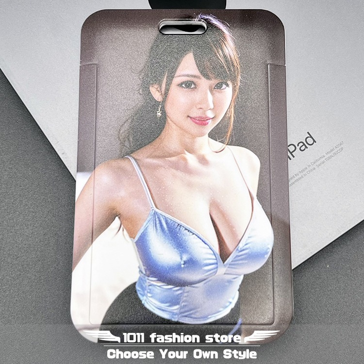 AV女優 安齋拉拉 宇都宮紫苑 RION 滑蓋式 名片夾 信用卡 卡套 證件套 證件夾 悠遊卡套 識別證 ANC-01-規格圖5