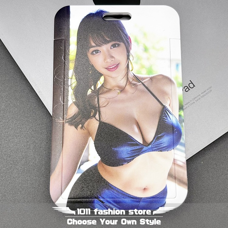 AV女優 安齋拉拉 宇都宮紫苑 RION 滑蓋式 名片夾 信用卡 卡套 證件套 證件夾 悠遊卡套 識別證 ANC-02-規格圖5