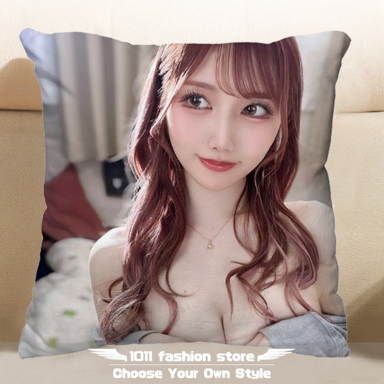 全新 AV女優 齋藤亞美里 斎藤あみり方形抱枕 枕頭 抱枕 午睡枕 娃娃 Amp-03-規格圖3