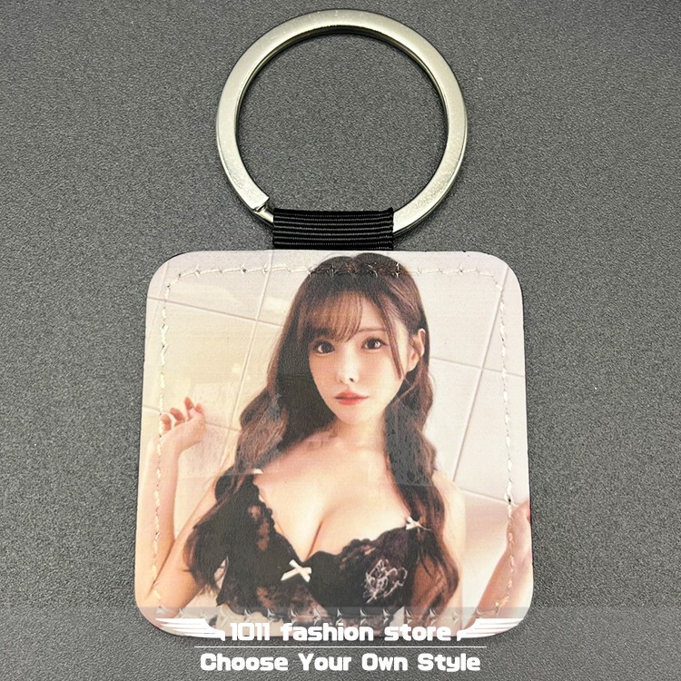 全新 AV女優 Moodyz 新有菜 橋本有菜 皮革 鑰匙圈 鑰匙釦 鑰匙扣 吊飾 MZK-01-規格圖4