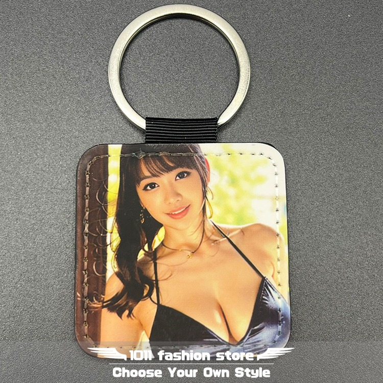 全新 AV女優 安齋拉拉 宇都宮紫苑 RION 皮革 鑰匙圈 鑰匙釦 鑰匙扣 吊飾 ANK-02-細節圖2