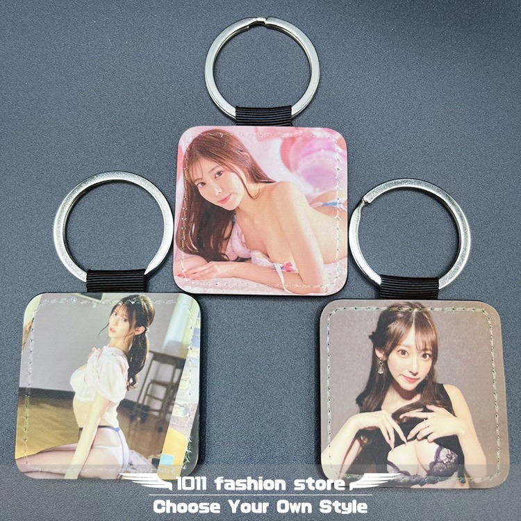 全新 AV女優 楓富愛 楓ふうあ 皮革 鑰匙圈 鑰匙釦 鑰匙扣 吊飾 FLK-001-細節圖6