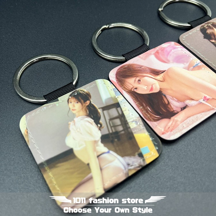 全新 AV女優 楓富愛 楓ふうあ 皮革 鑰匙圈 鑰匙釦 鑰匙扣 吊飾 FLK-003-細節圖4