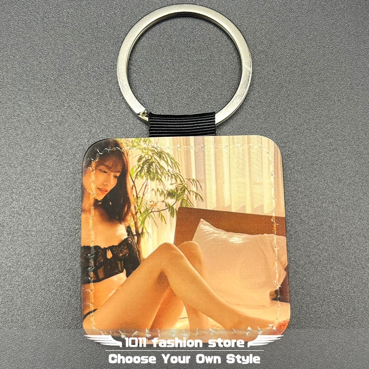 全新 AV女優 S1 河北彩花 河北彩伽 皮革 鑰匙圈 鑰匙釦 鑰匙扣 吊飾 CGK-01-規格圖4