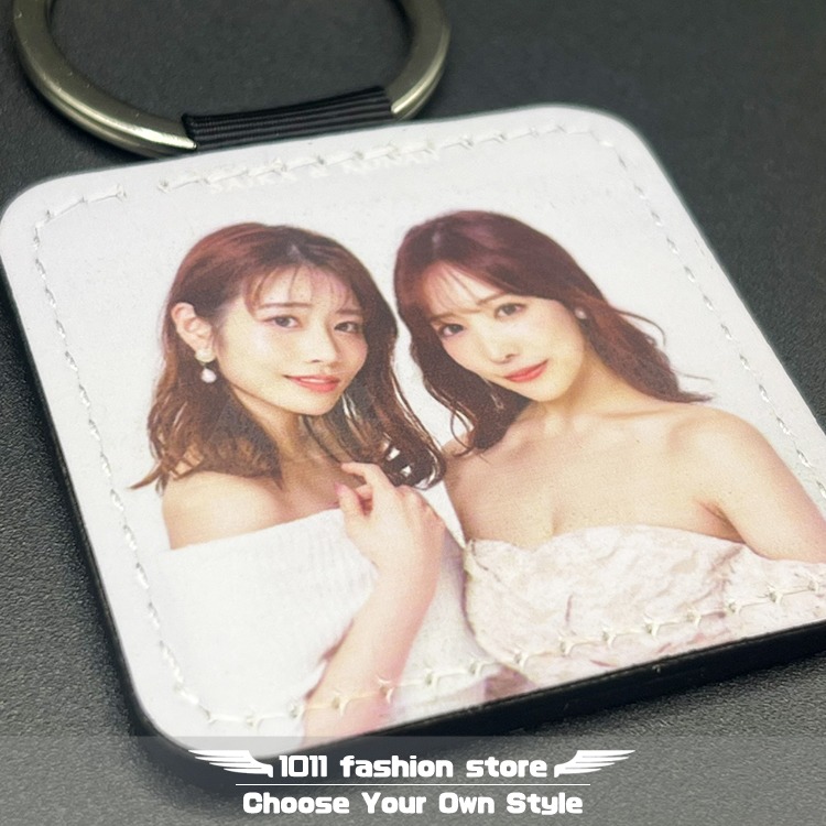 AV女優 S1 河北彩花 河北彩伽 小宵虎南 皮革 鑰匙圈 鑰匙釦 鑰匙扣 吊飾 S1K-01-細節圖2