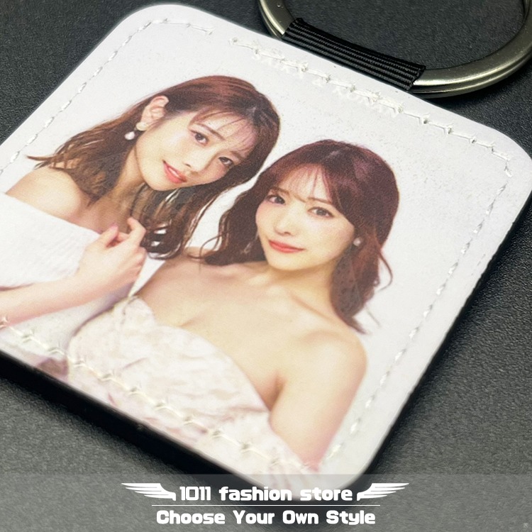 AV女優 S1 河北彩花 河北彩伽 小宵虎南 皮革 鑰匙圈 鑰匙釦 鑰匙扣 吊飾 S1K-01-細節圖3