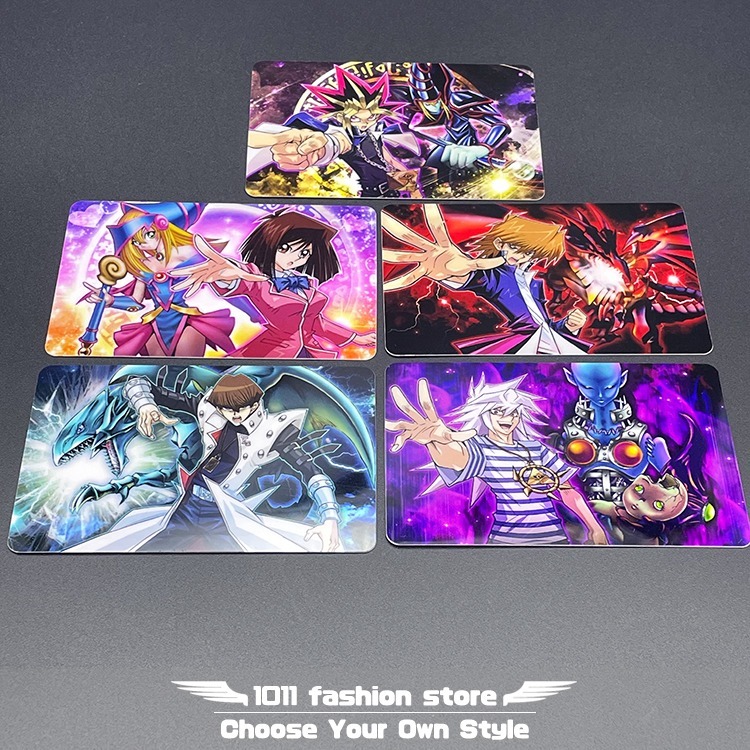 遊戲王 武藤遊戲 黑魔導 黑魔導女孩 暗黑大法師 海馬 悠遊卡 icash 一卡通 限量卡貼 一組5張 GB-02-規格圖9