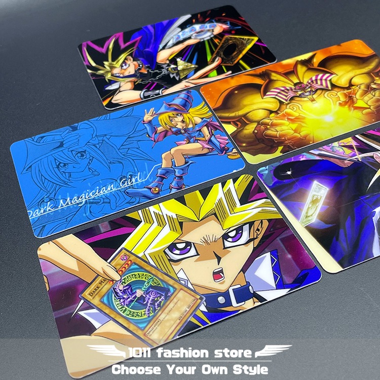 遊戲王 武藤遊戲 黑魔導 黑魔導女孩 暗黑大法師 海馬 悠遊卡 icash 一卡通 限量卡貼 一組5張 GB-03-細節圖7