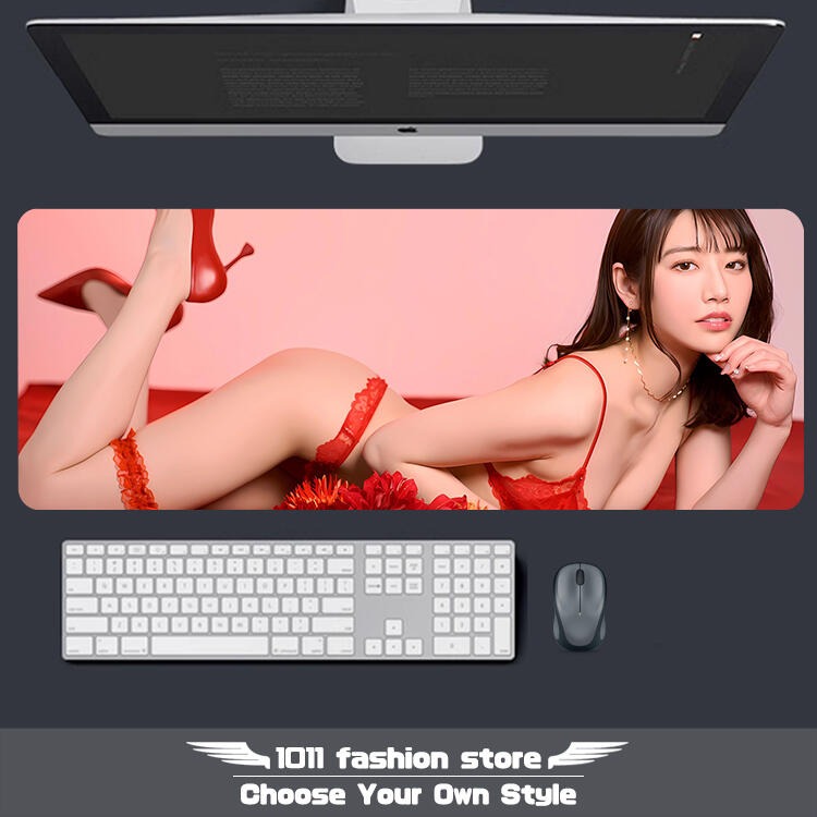 大型 AV女優 S1 河北彩花 河北彩伽 光學滑鼠 專用 滑鼠墊 光學滑鼠墊 防滑墊 止滑墊 KSM-02-規格圖4