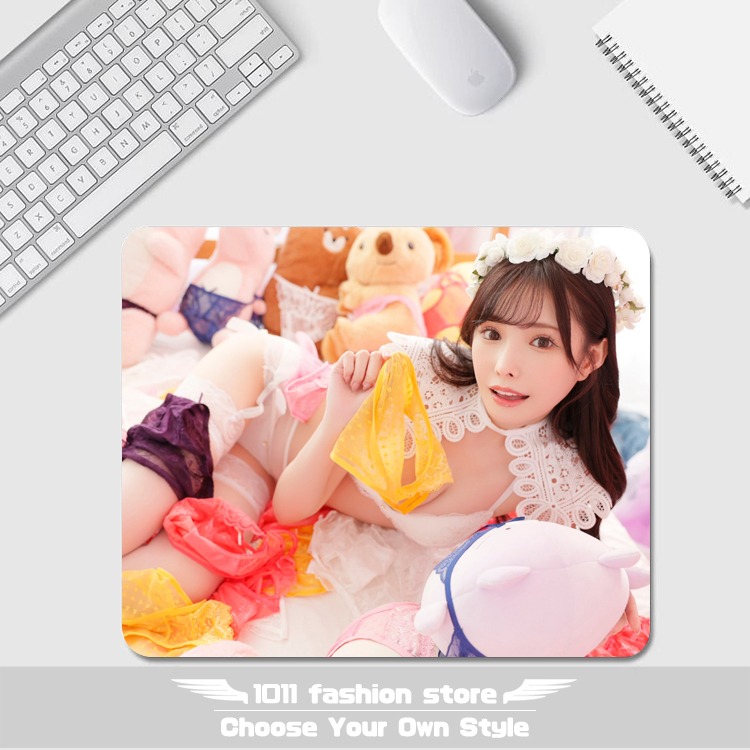 全新 S1 AV女優 新有菜 橋本有菜 光學滑鼠 專用 滑鼠墊 光學滑鼠墊 防滑墊 止滑墊 ZUM-02-細節圖2