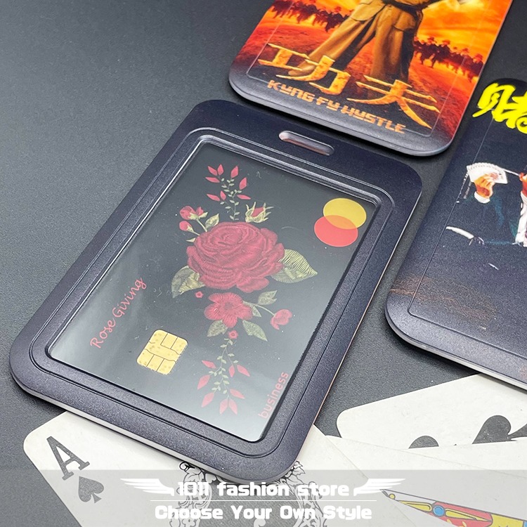 經典電影 賭神 周潤發 劉德華 功夫 周星馳 星爺 滑蓋式 名片夾 信用卡 卡套 證件套 證件夾 識別證 KFS-01-細節圖8