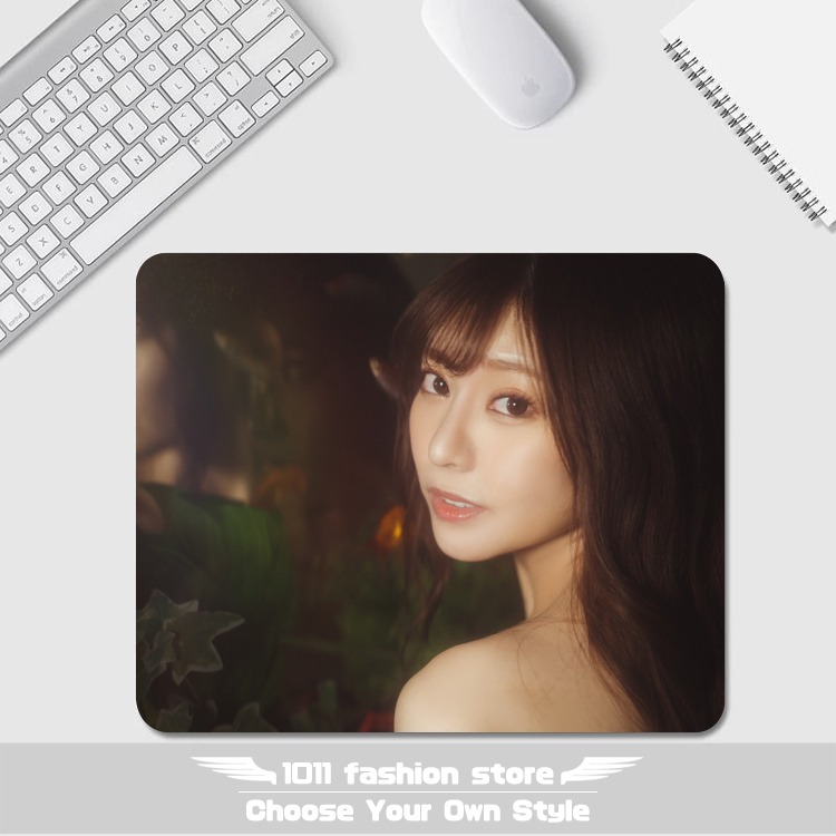 全新 AV女優 楓富愛 楓ふうあ 光學滑鼠 專用 滑鼠墊 光學滑鼠墊 防滑墊 止滑墊 FUI-01-規格圖5
