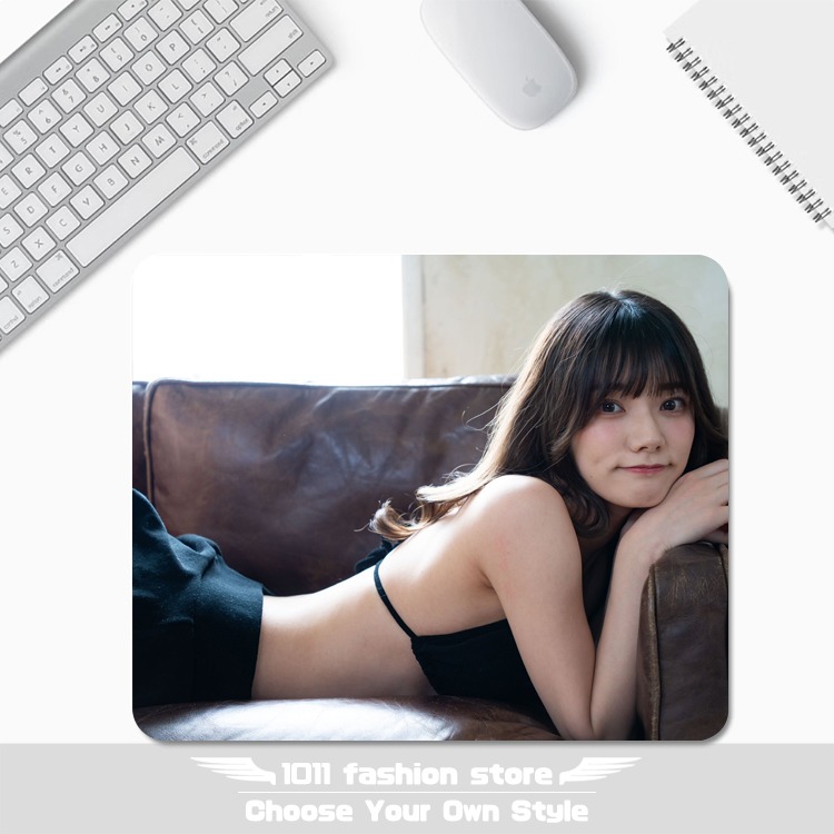 全新 Moodyz AV女優 宮下玲奈 光學滑鼠 專用 滑鼠墊 光學滑鼠墊 防滑墊 止滑墊 MRM-01-規格圖5