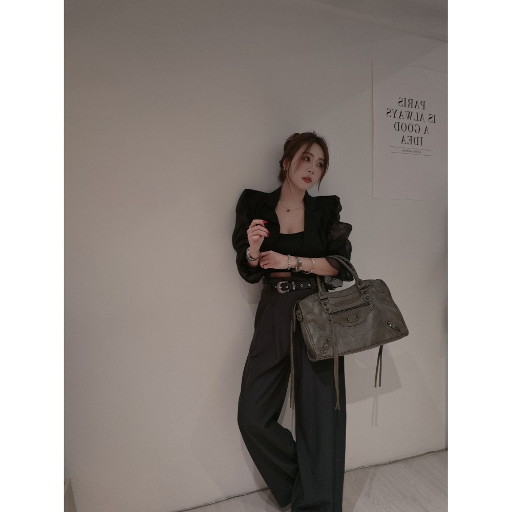 現貨左左家#8958 獨家穿美不穿暖！浮誇外套-細節圖6