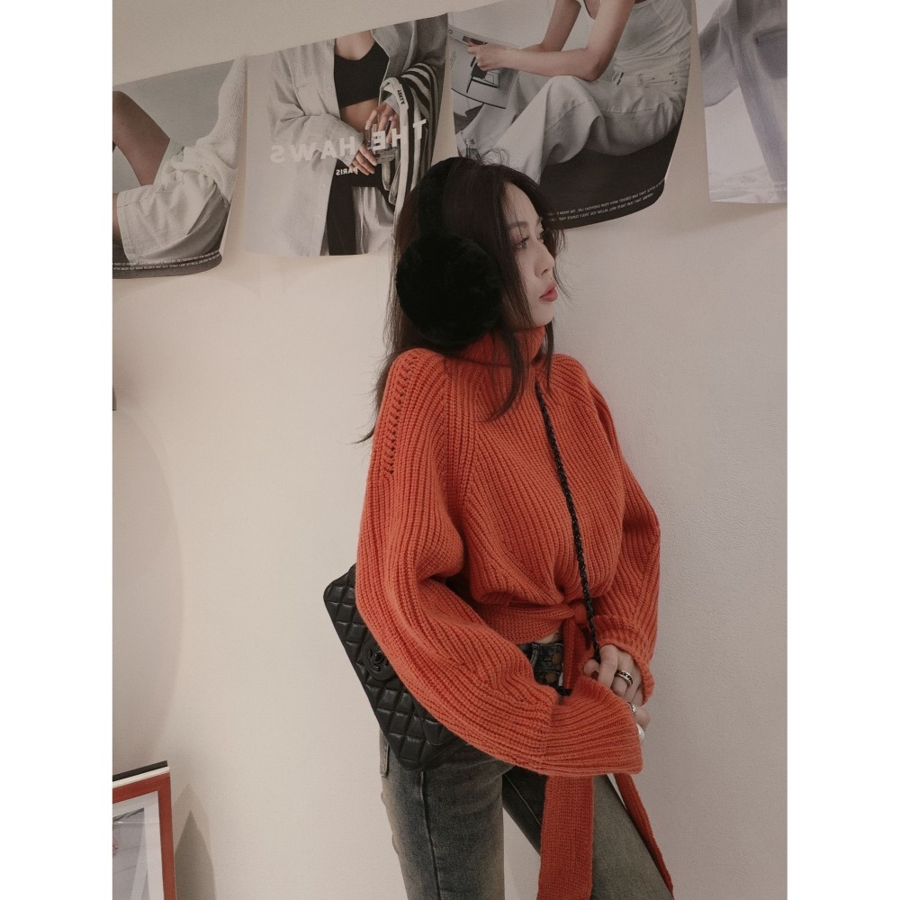 左左家#61968 高彩度粗針毛線衣-細節圖2