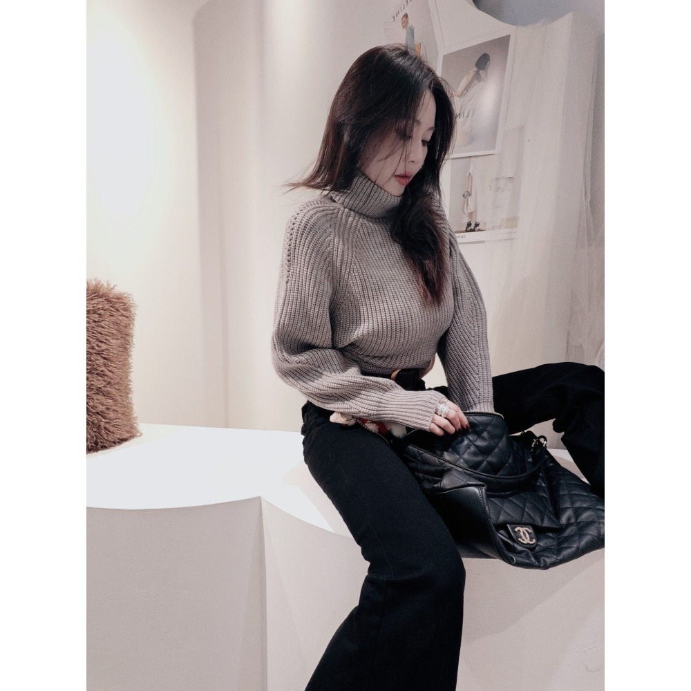 左左家#61968 高彩度粗針毛線衣-細節圖3