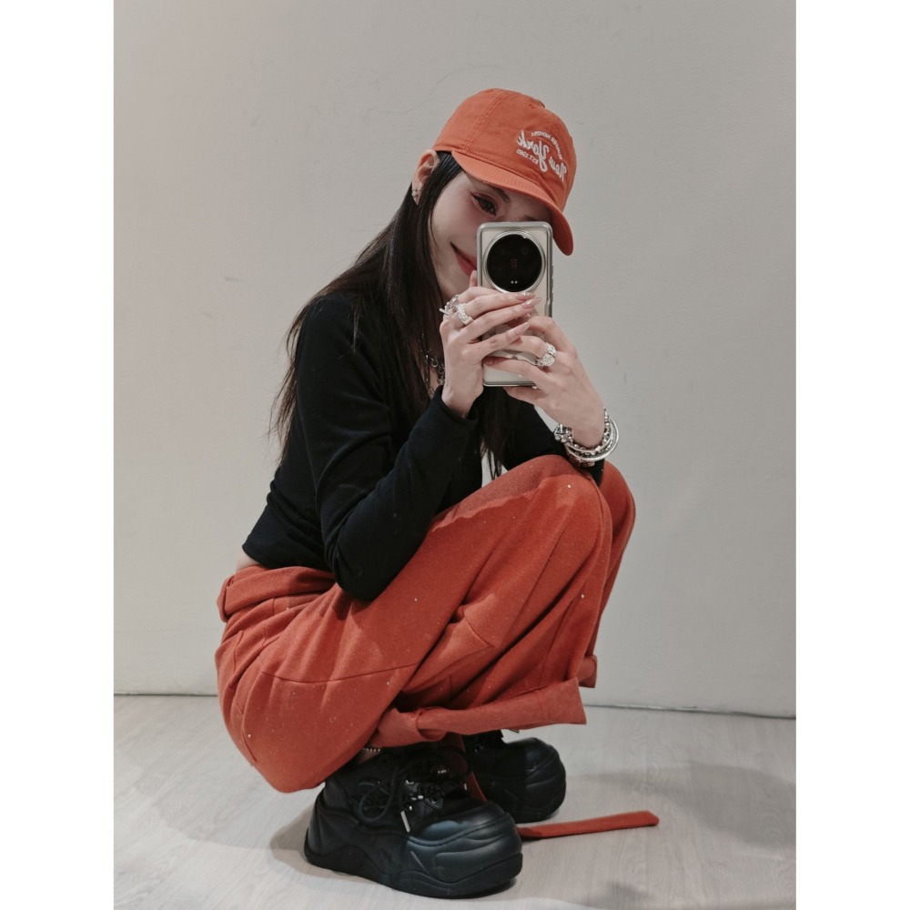 左左家#8056 毛呢閃亮亮蘿蔔褲-細節圖8