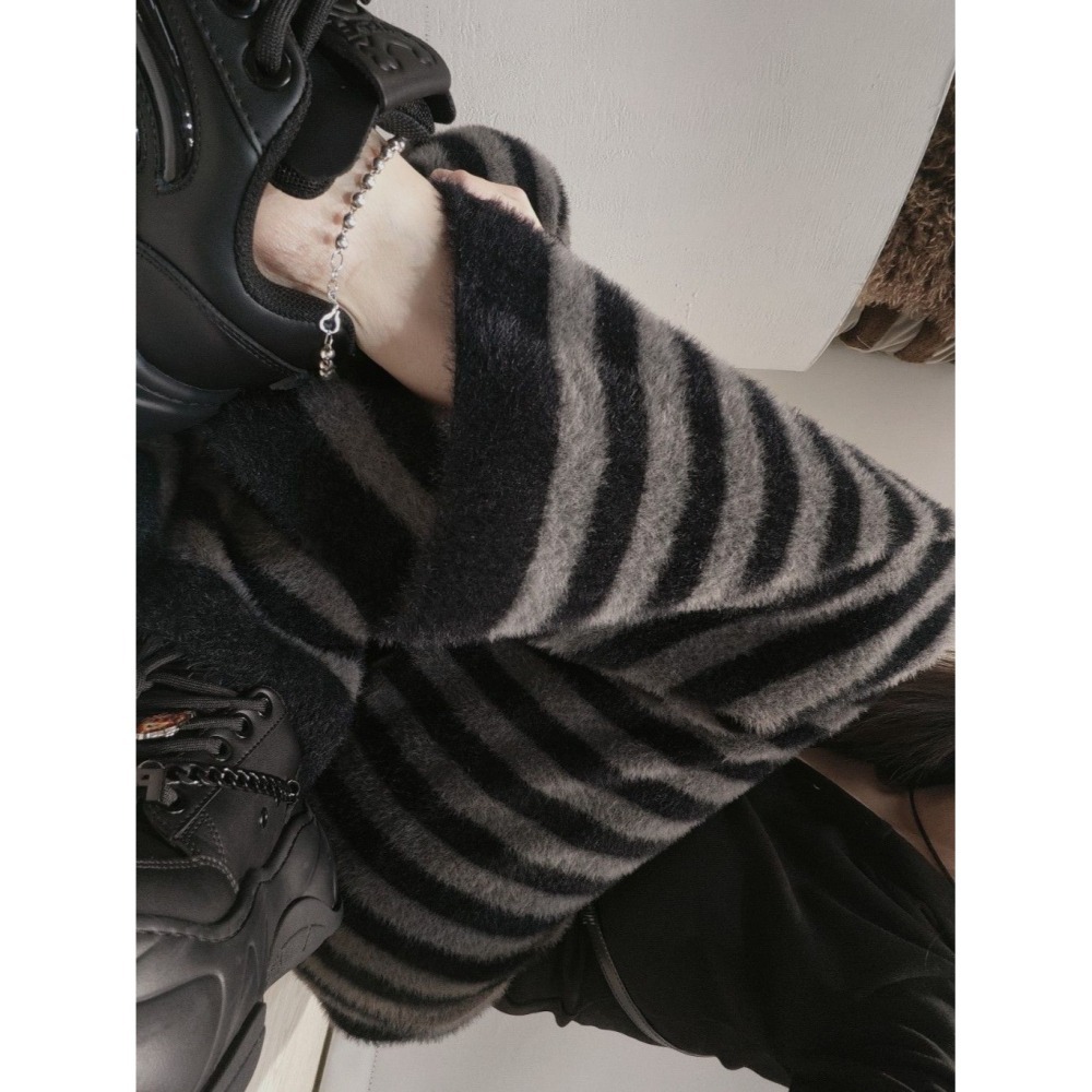 左左家#2819 毛茸茸寬褲-細節圖2