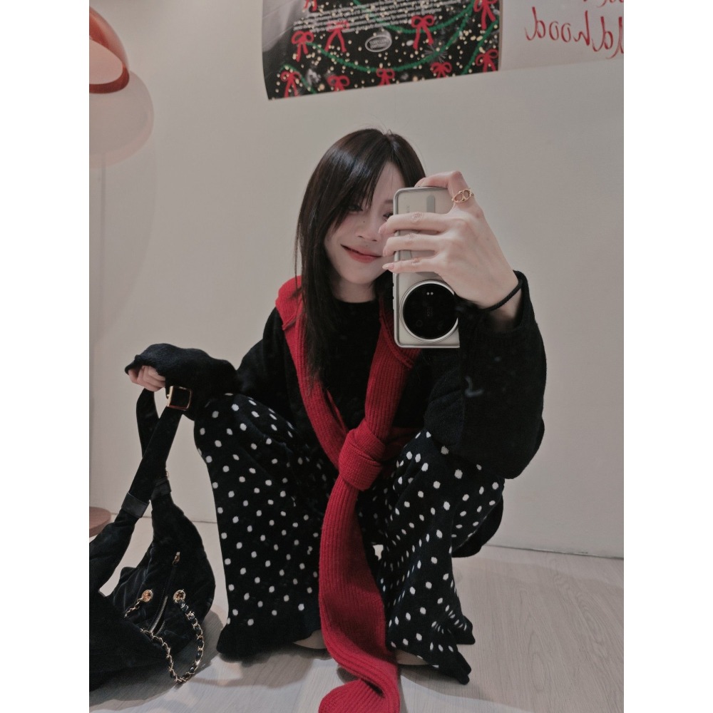 左左家#9001 波點喇叭花褲-細節圖5