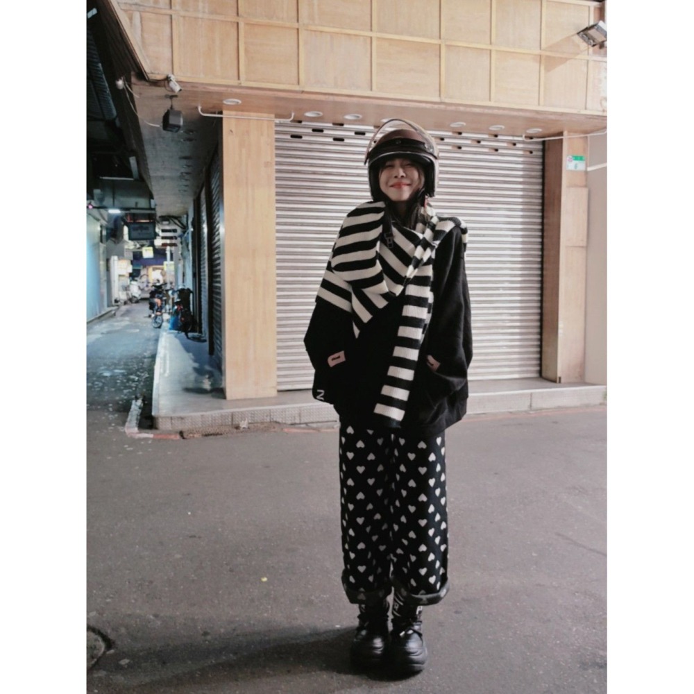 左左家#8833 厚羊絨愛心褲-細節圖5