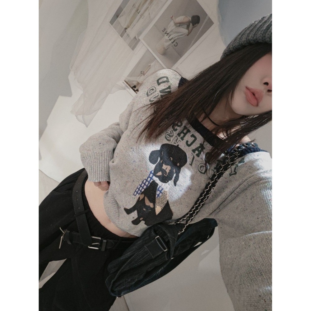 左左家#8018 彩色毛線狗狗毛衣-細節圖3