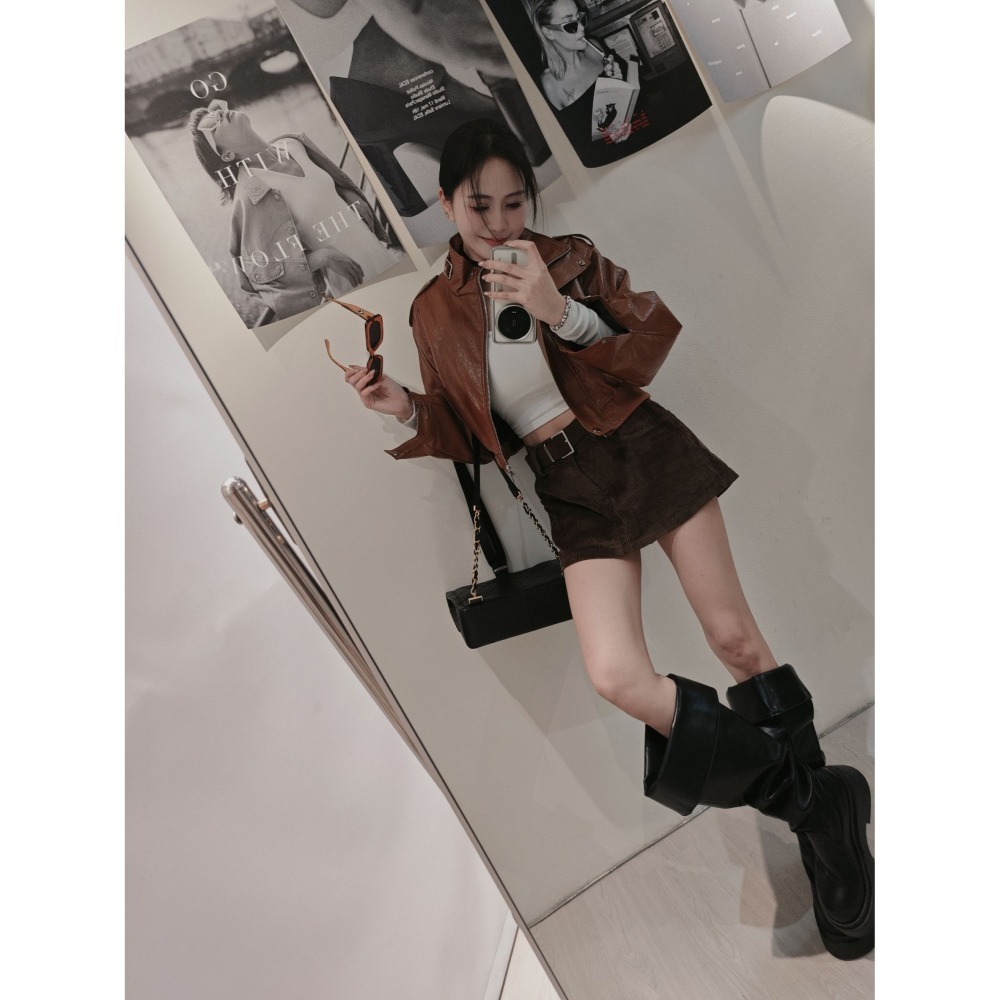 左左家#1307 燈芯絨裙褲-細節圖6