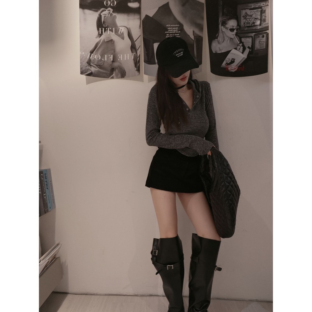 左左家#1307 燈芯絨裙褲-細節圖7