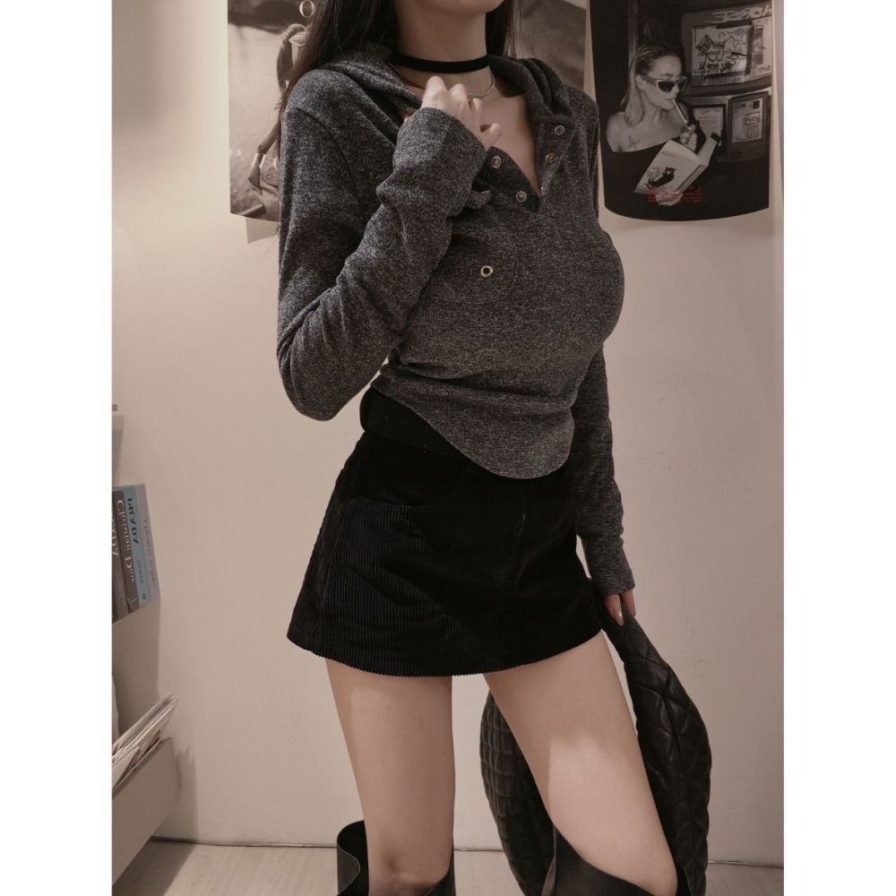 左左家#1307 燈芯絨裙褲-規格圖10