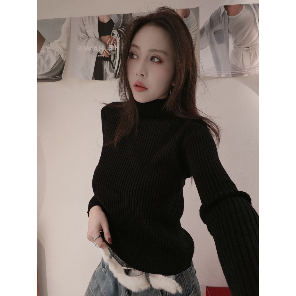 左左家#892 加厚坑條毛衣-細節圖5