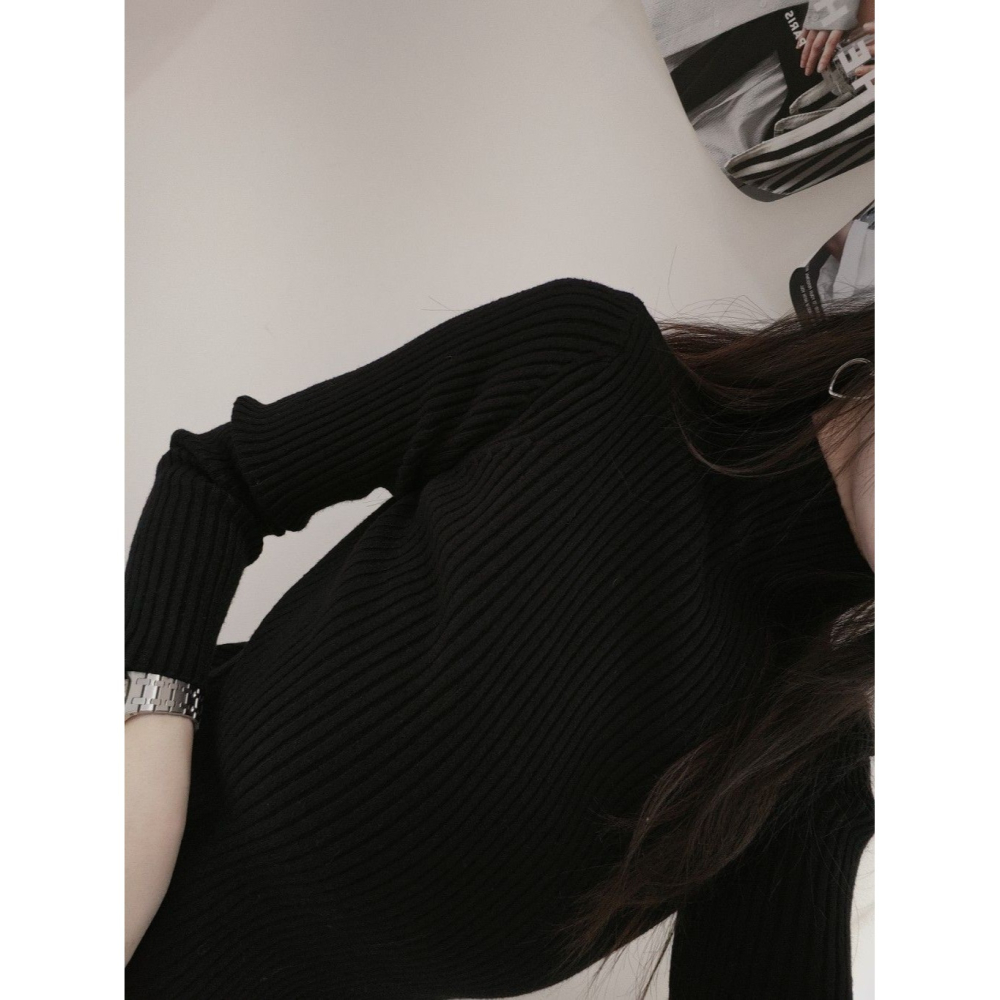 左左家#892 加厚坑條毛衣-細節圖6