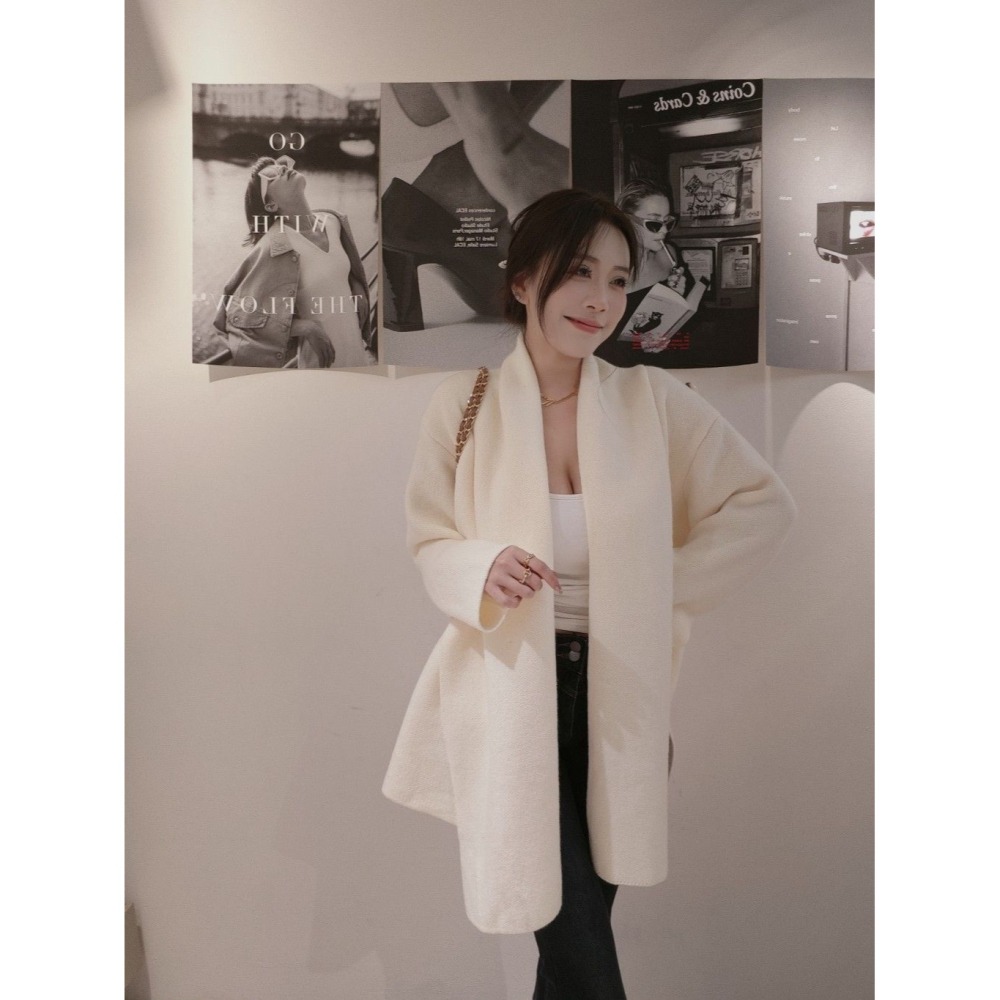 左左家#772 多重穿法保暖罩衫-細節圖3