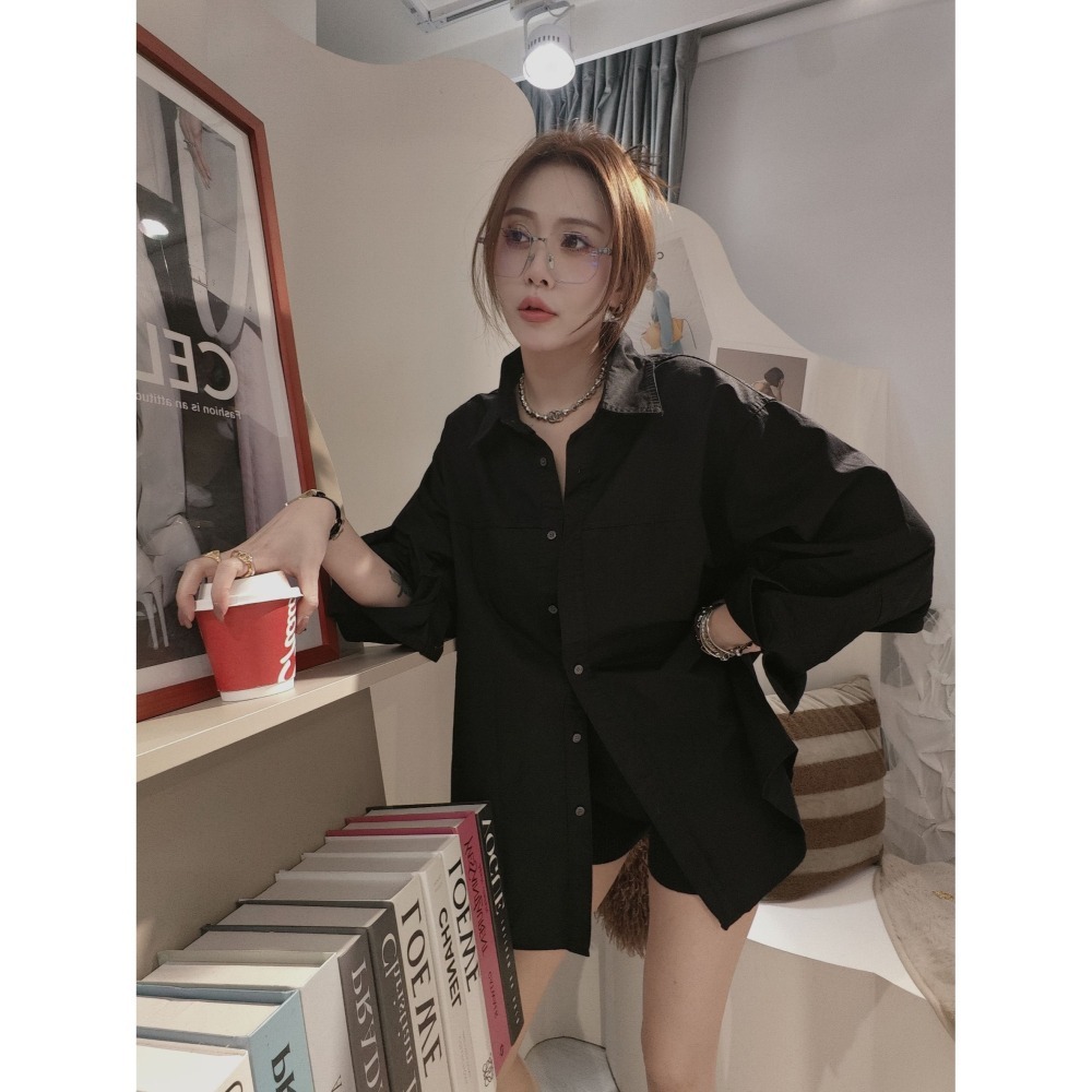 左左家#2892 厚磅高質襯衫外套-細節圖6