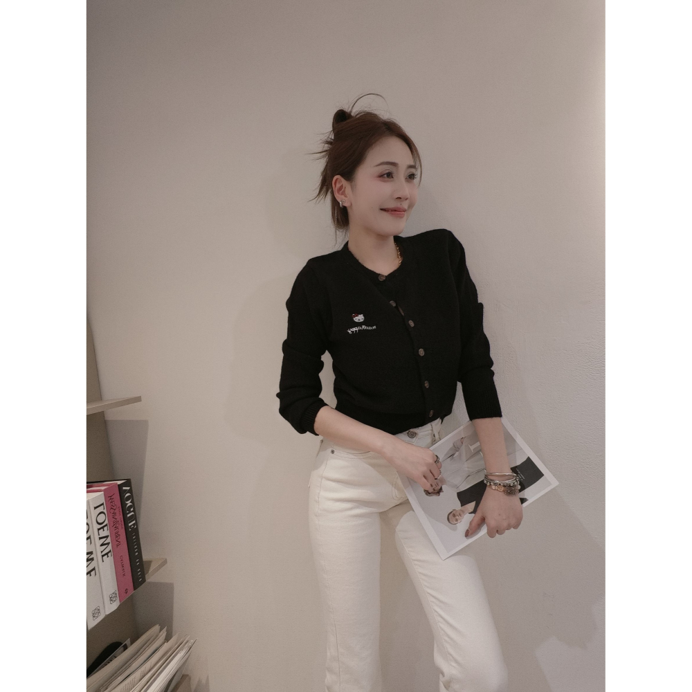 左左家#228 小貓頭包心紗外套 超可愛的-細節圖9