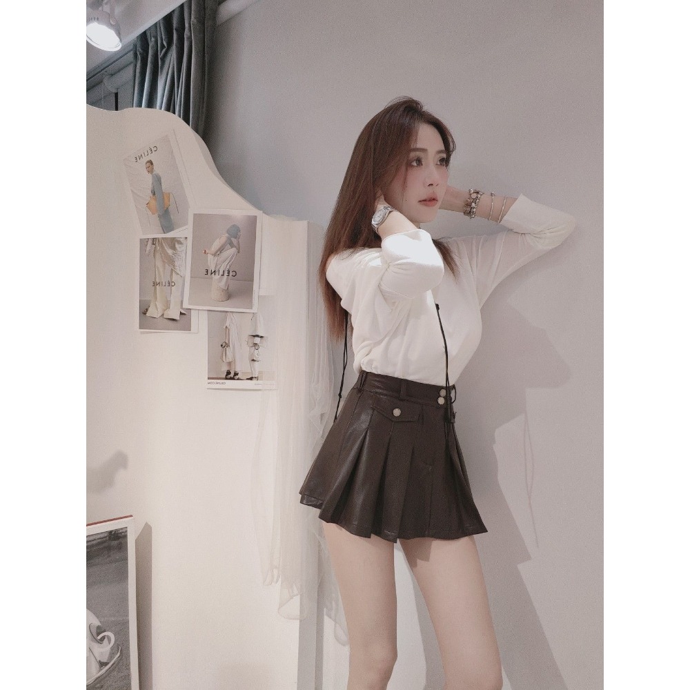 左左家#1007 Cindy baby的百褶皮裙-規格圖7